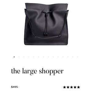 Von Holzhausen large shopper black technik leather